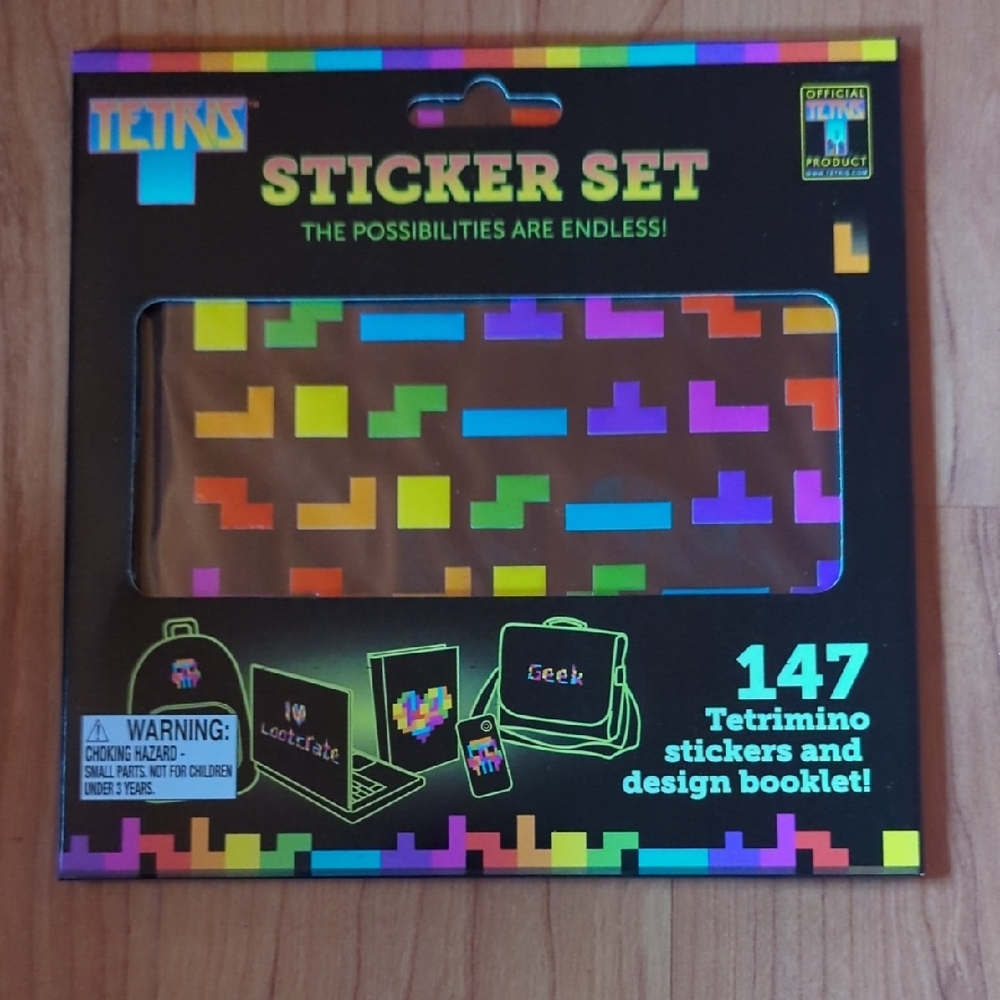 Tetris Sticker Set with 147 Pieces